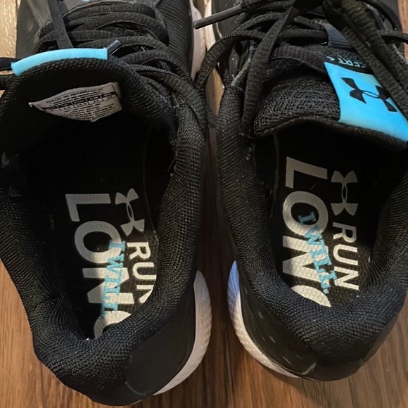 Under Armour Black Sneakers Size 6 - Picture 4 of 9